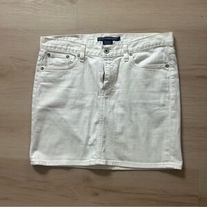 Ralph Lauren Sport Cream Denim Skirt